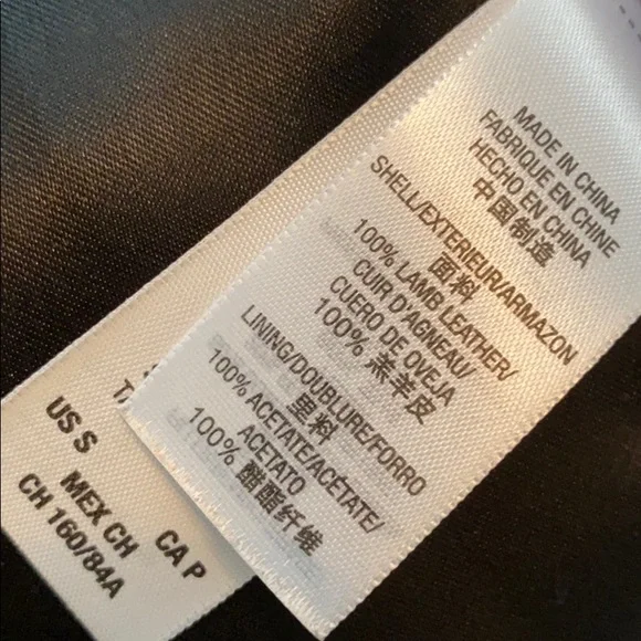 Juicy Couture Black 100% Leather Puff Vest S - Picture 8 of 8